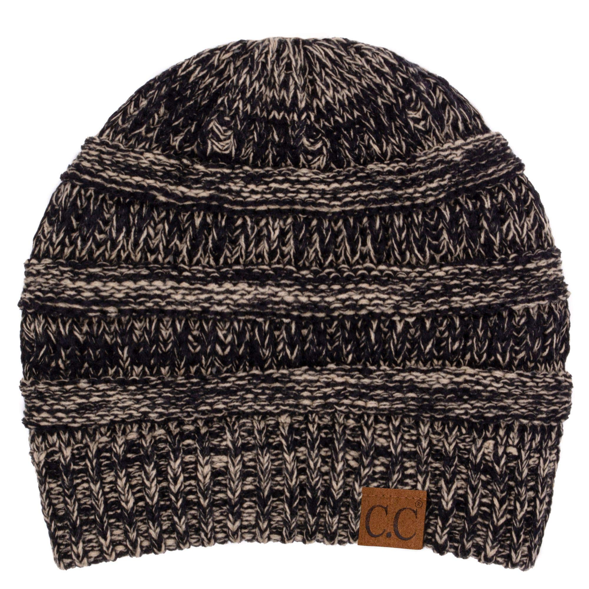 C.C Trendy Warm Chunky Soft Stretch Cable Knit Beanie Skully, Winter Mint, One Size — view 72