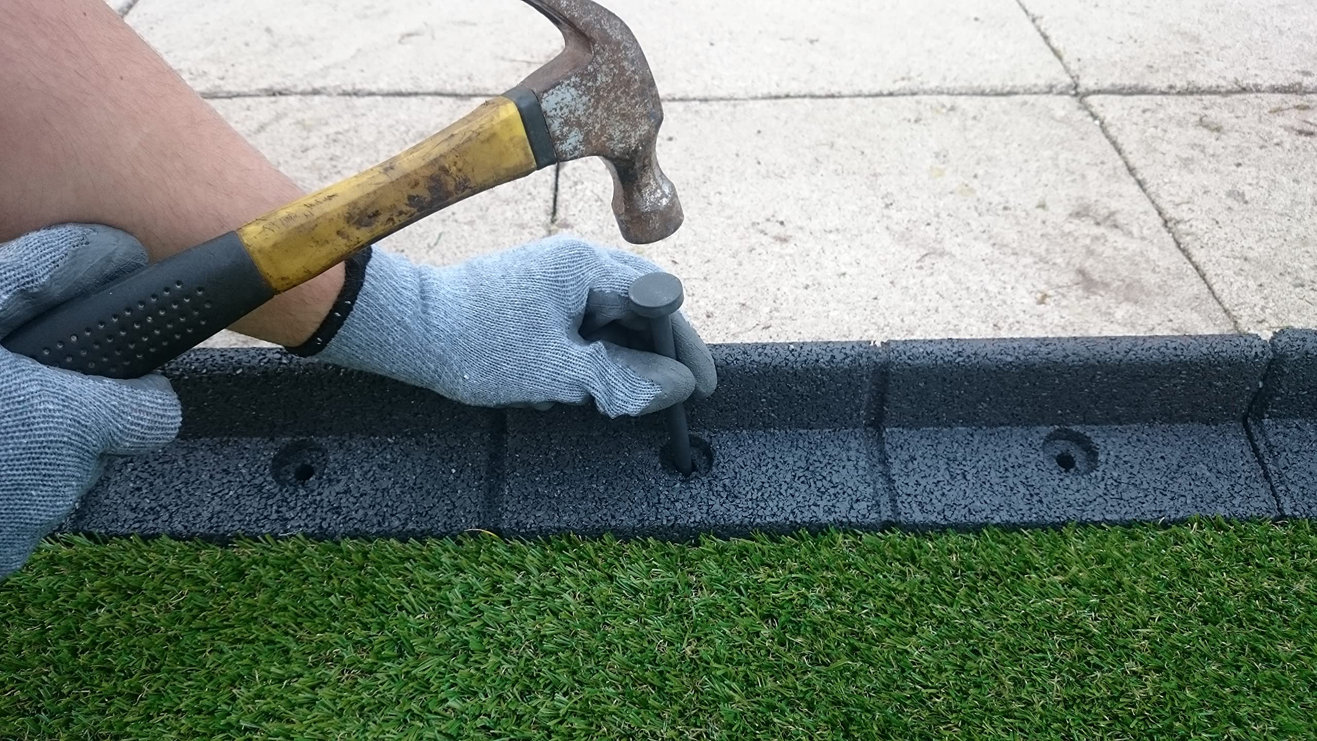 FlexiBorder Lawn Edging Flexible Garden Edging Border for Grass