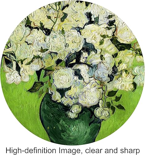 Miniatura 300 de A&T ARTWORK The Starry Night de Vincent Van Gogh. Tamaño del marco: 36 x 30 pulgadas, tamaño de la imagen: 30 x 24 pulgadas, reproducciones clásicas