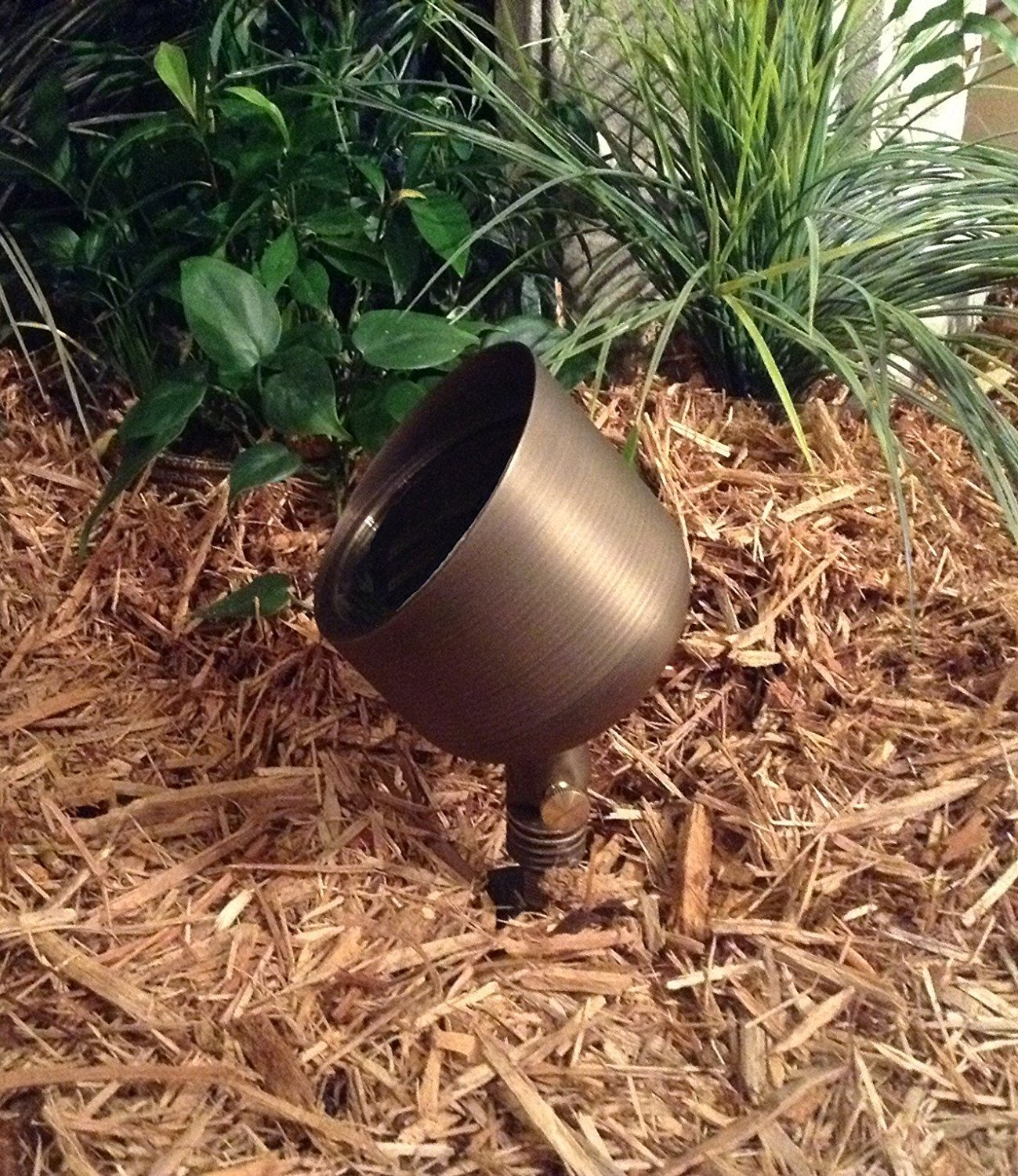 Solid Brass Supernova Wall Wash/Flood Light by Pinnacle Lights Low