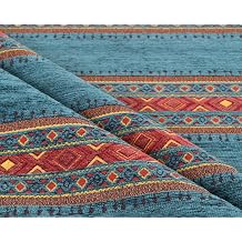 Kilim Pattern Upholstery Fabric Kilim Bohemian Boho Tapestry Tribal Southwestern Turkish Moroccan Mexican Ethnic Fabric by The Yard 5 Yards 55" x 180"