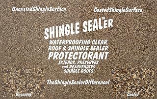 Nationwide Coatings Shingle Sealer: Clear Acrylic Roof Sealant Rejuvenates Shingles, Waterproofs & Protects - 1 Gallon