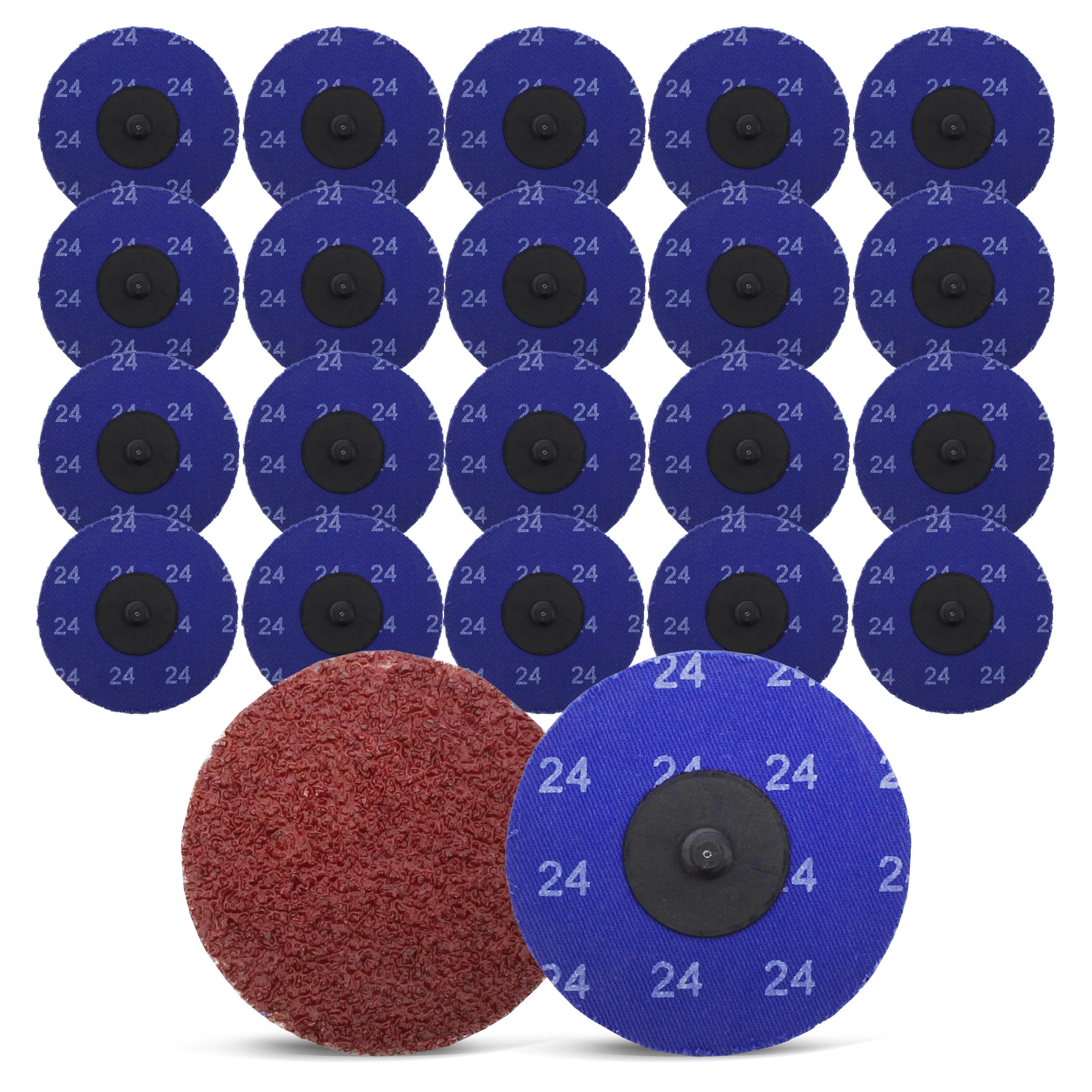 ABN Aluminum Oxide Sanding Discs - 25 Pack, 3" -1