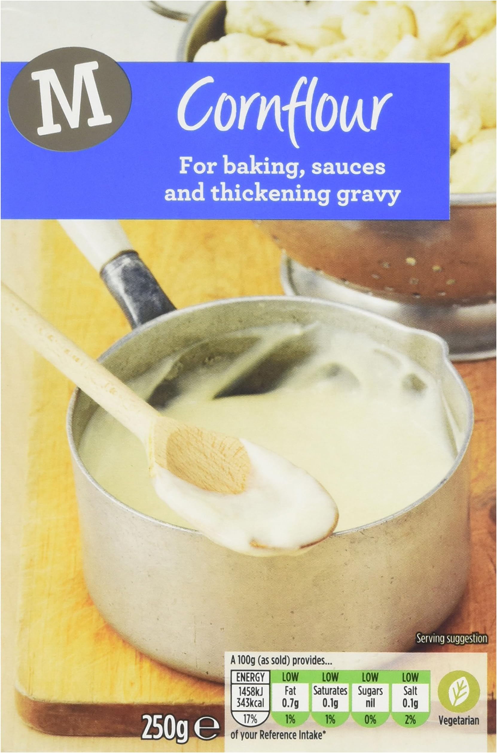 Morrisons Cornflour, 250 g, Pack of 12