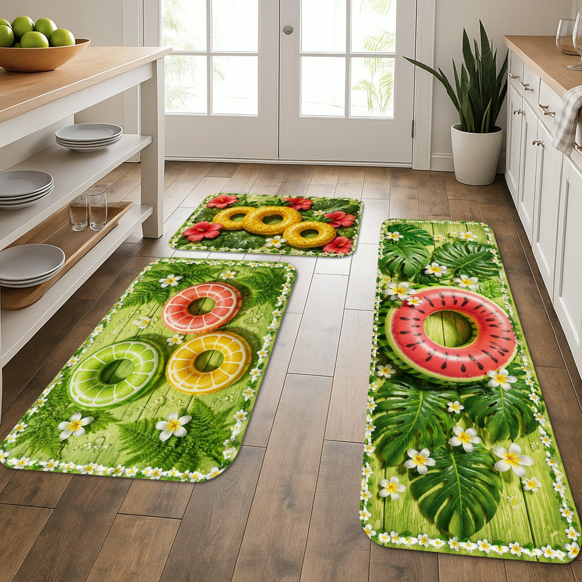 Tapis de cuisine lavable et ultra doux parfait pour soulager le dos devant l'évier