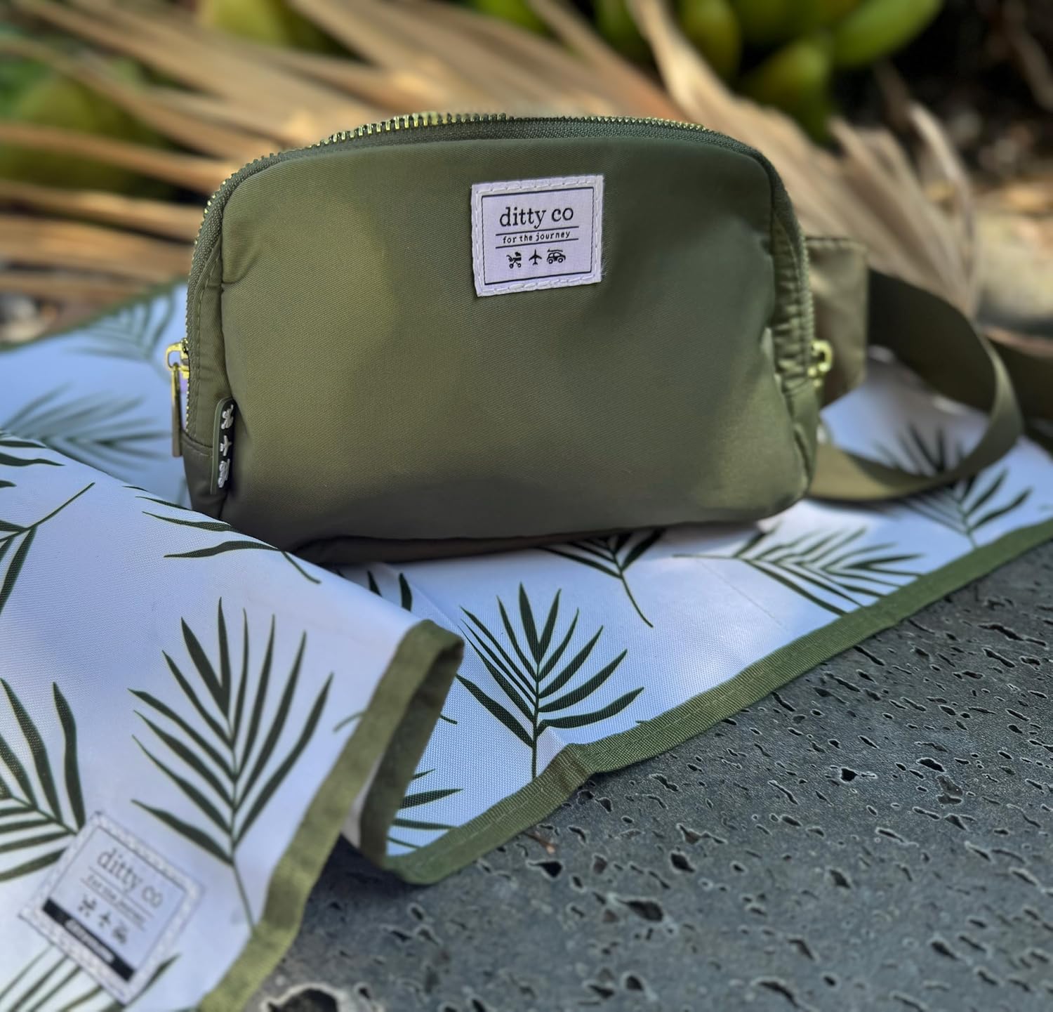 Mini Ditty Extra Small Diaper Bag - Everywhere Belt Bag with Changing Pad for Women - Minimal Travel Fanny Pack - Compact Crossbody for Moms - Hands-Free Baby Travel Essentials - On-the-Go Parents - Image 3