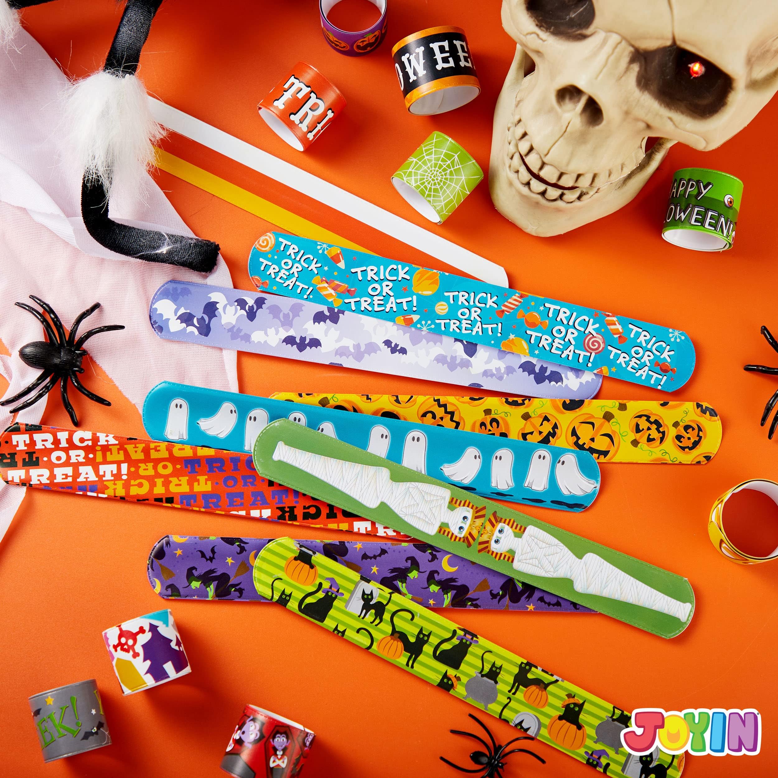 72 pulseras de Halloween para niños, pulseras de Halloween a granel para niñas y niños, pulsera de amistad para regalos de fiesta de Halloween, rellenos de bolsas de regalos, recuerdos de aula 7