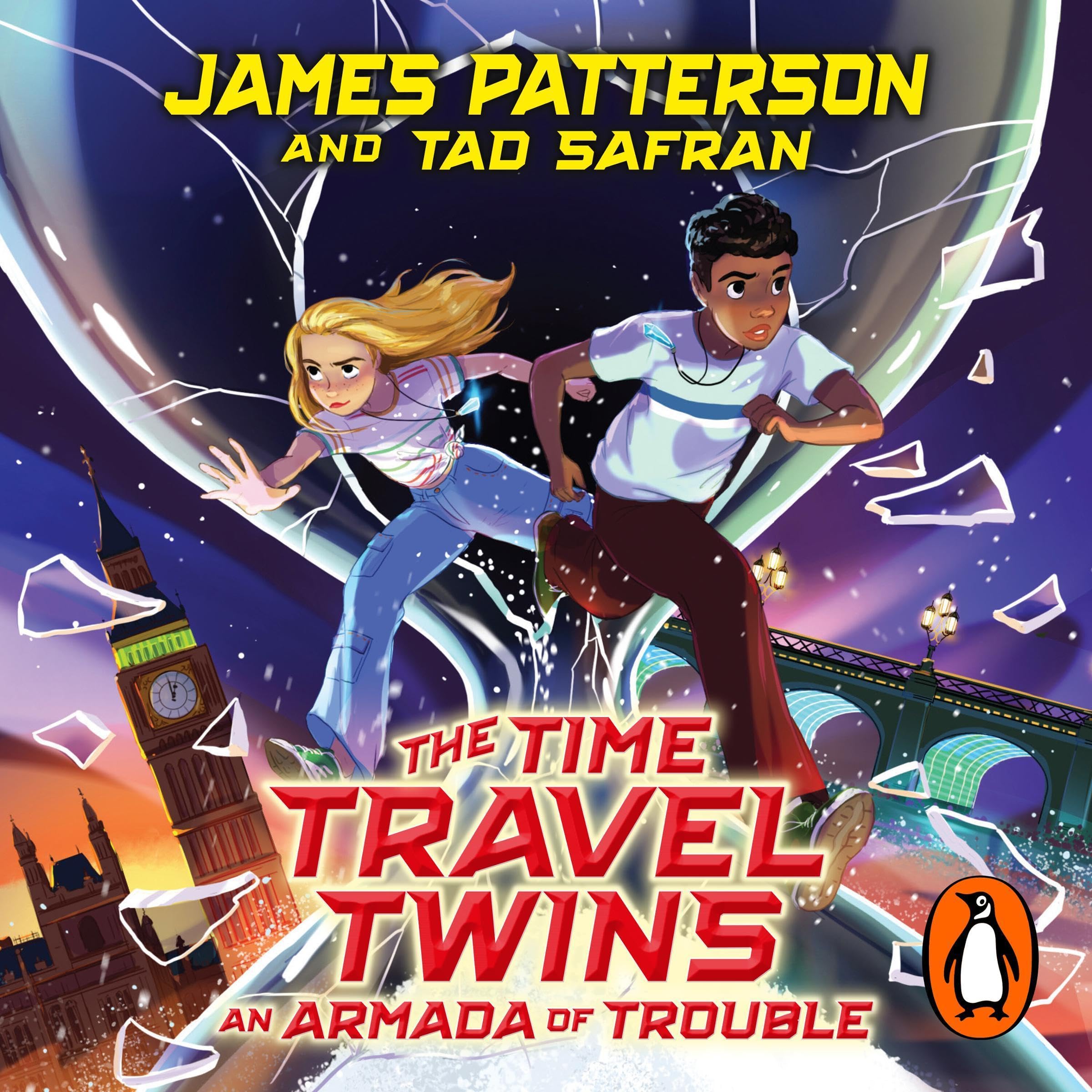 Cover art for The Time Travel Twins: An Armada of Trouble