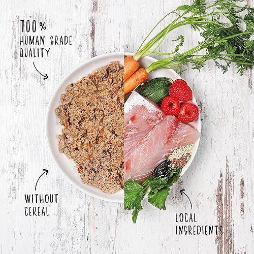 Miniatura 2 de DOG'S LOVE - Alimento húmedo de ingredientes limitados de proteínas naturales súper premium  Pescado adulto  Menú completo de alimentos ricos y