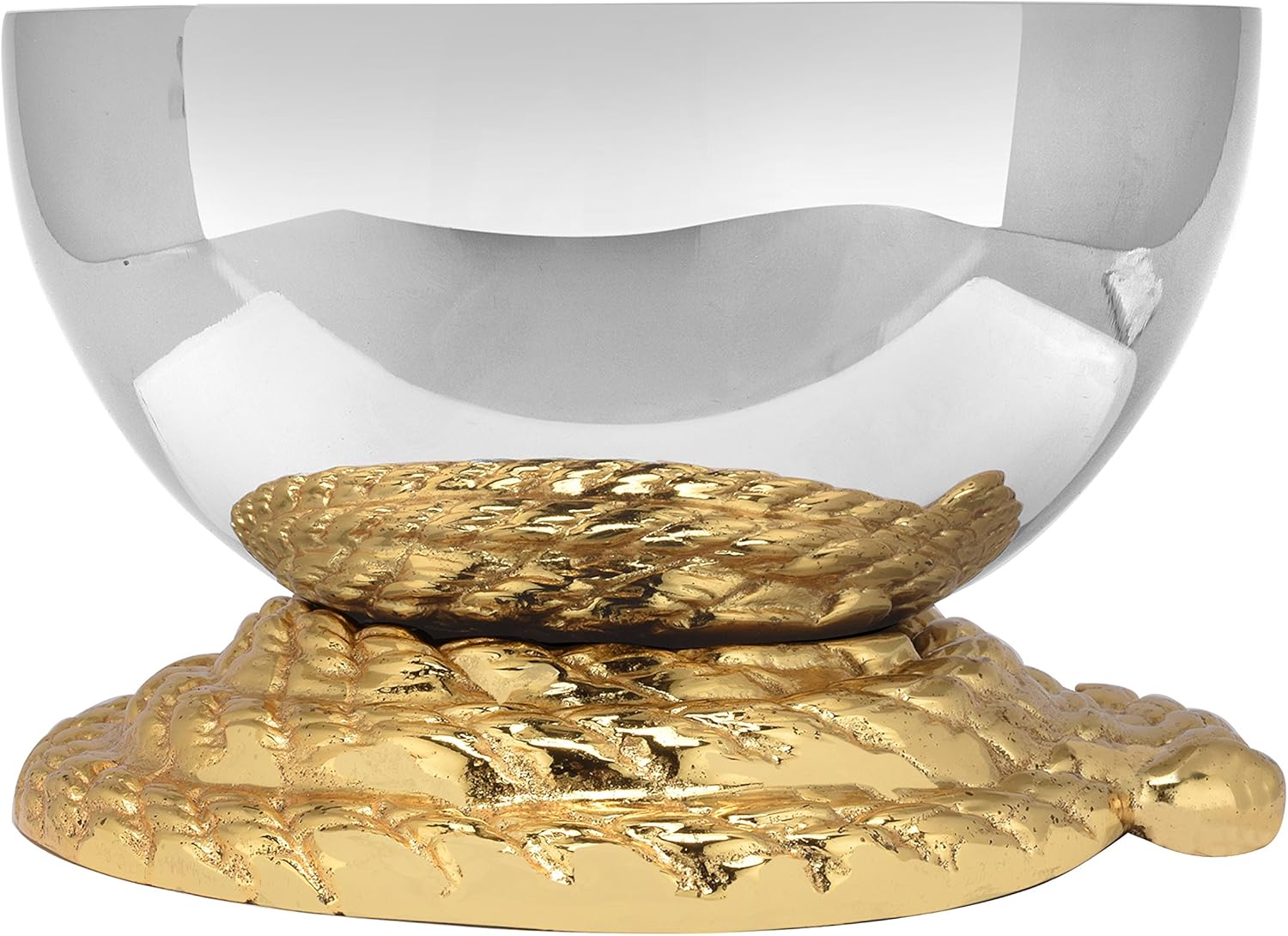 Sage Koncpt ロープナットボウル ステンレス シルバー スナック ナッツ フルーツ (1個セット)