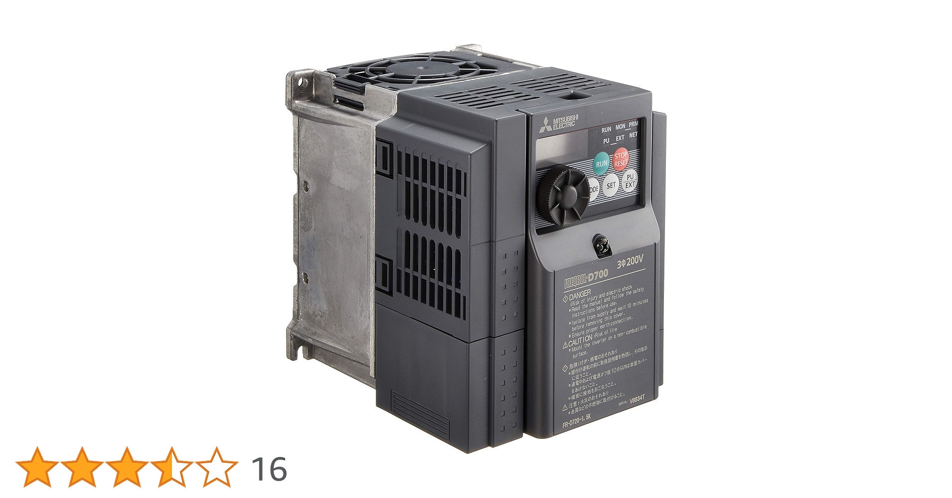 Amazon.co.jp: 三菱電機 汎用インバータ FREQROL-D700 FR-D720-1.5K