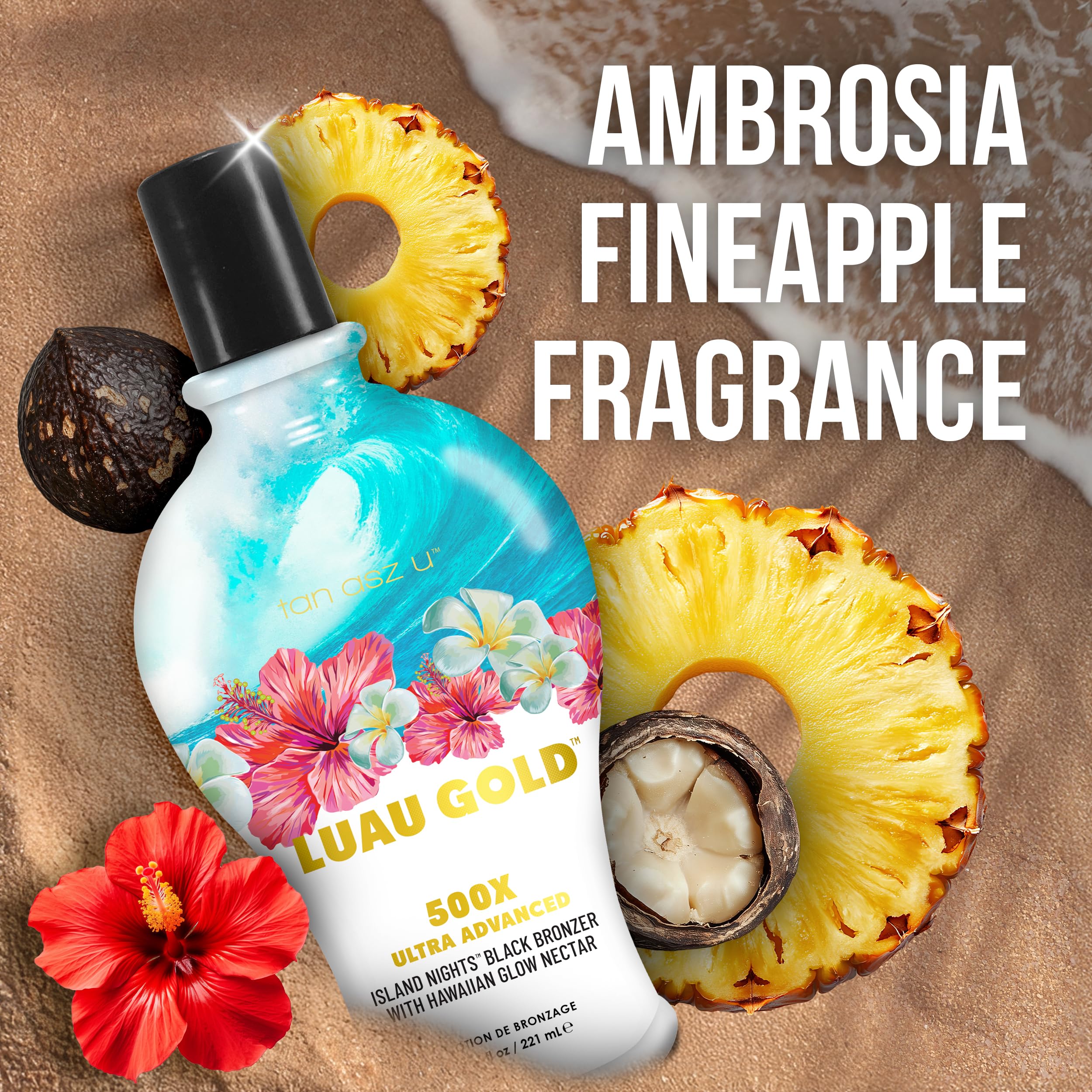 Amazon.com : Tan Asz U Luau Gold Tanning Lotion, 500X Ultra