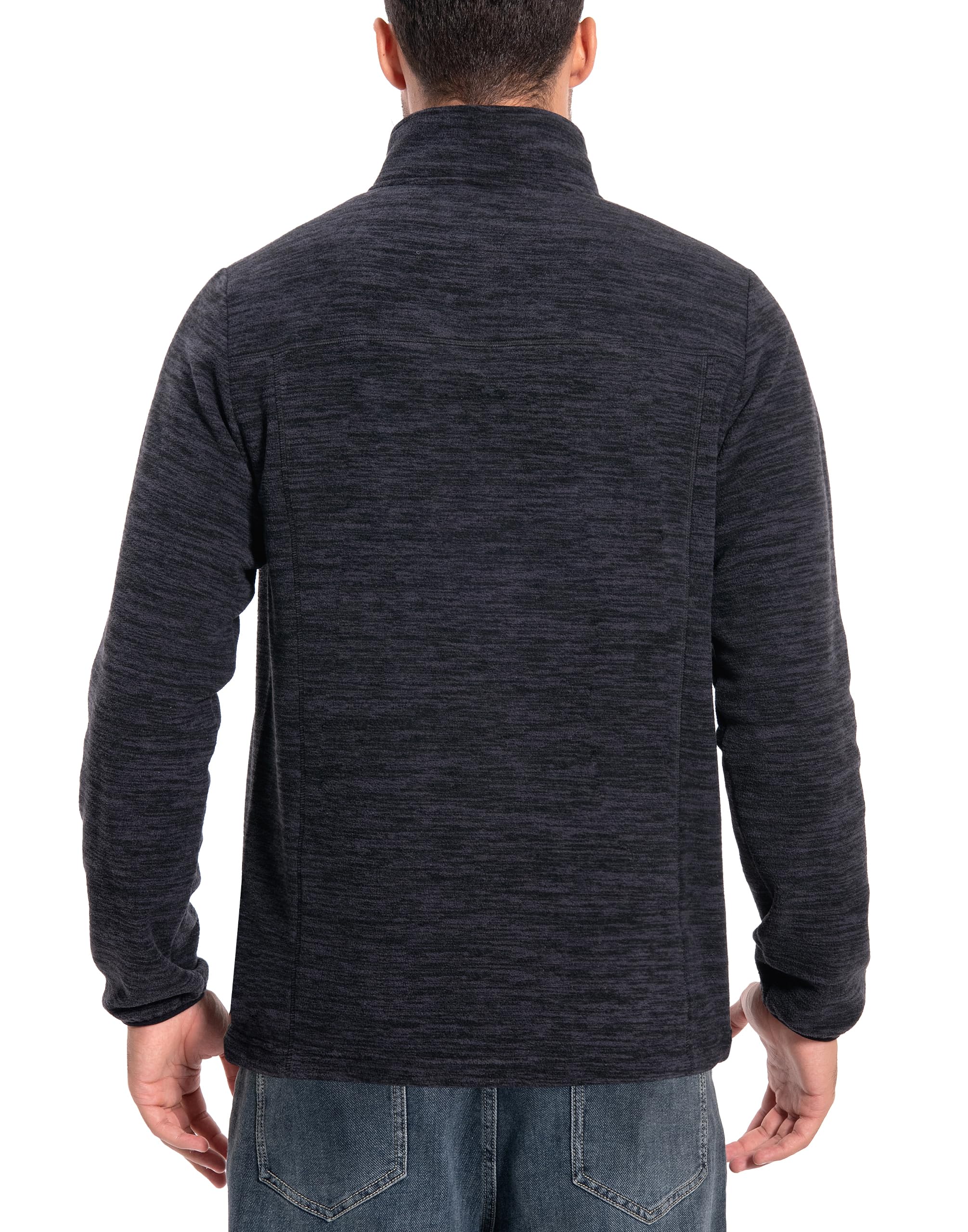 Pioneer Camp Herren Fleecejacke Full Zip Outdoor Polar Leicht Winddicht Jacke mit Reißverschluss