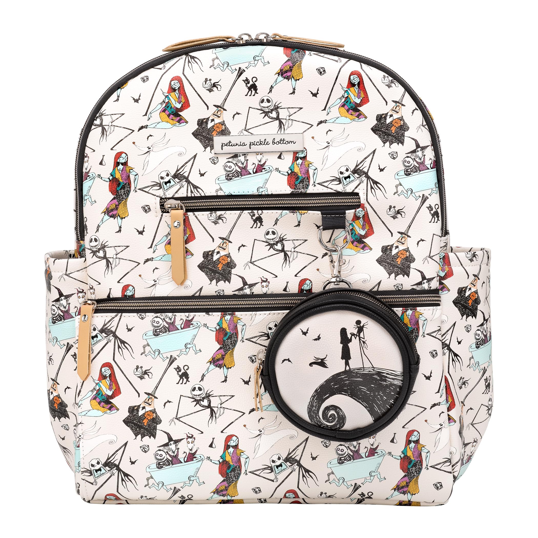 Petunia Pickle Bottom Ace Backpack - Multi-Function Diaper Bag with Insulated Pockets and Changing Pad - Wide Zip-top for Easy Access to Contents -