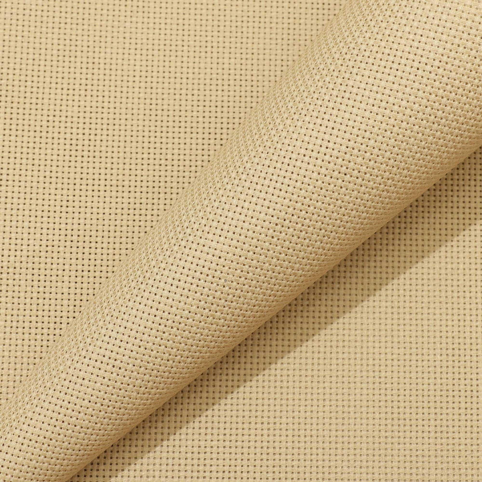 Aida Cloth 18 Count Cross Stitch Fabric,19×28inch (18CT,Khaki)