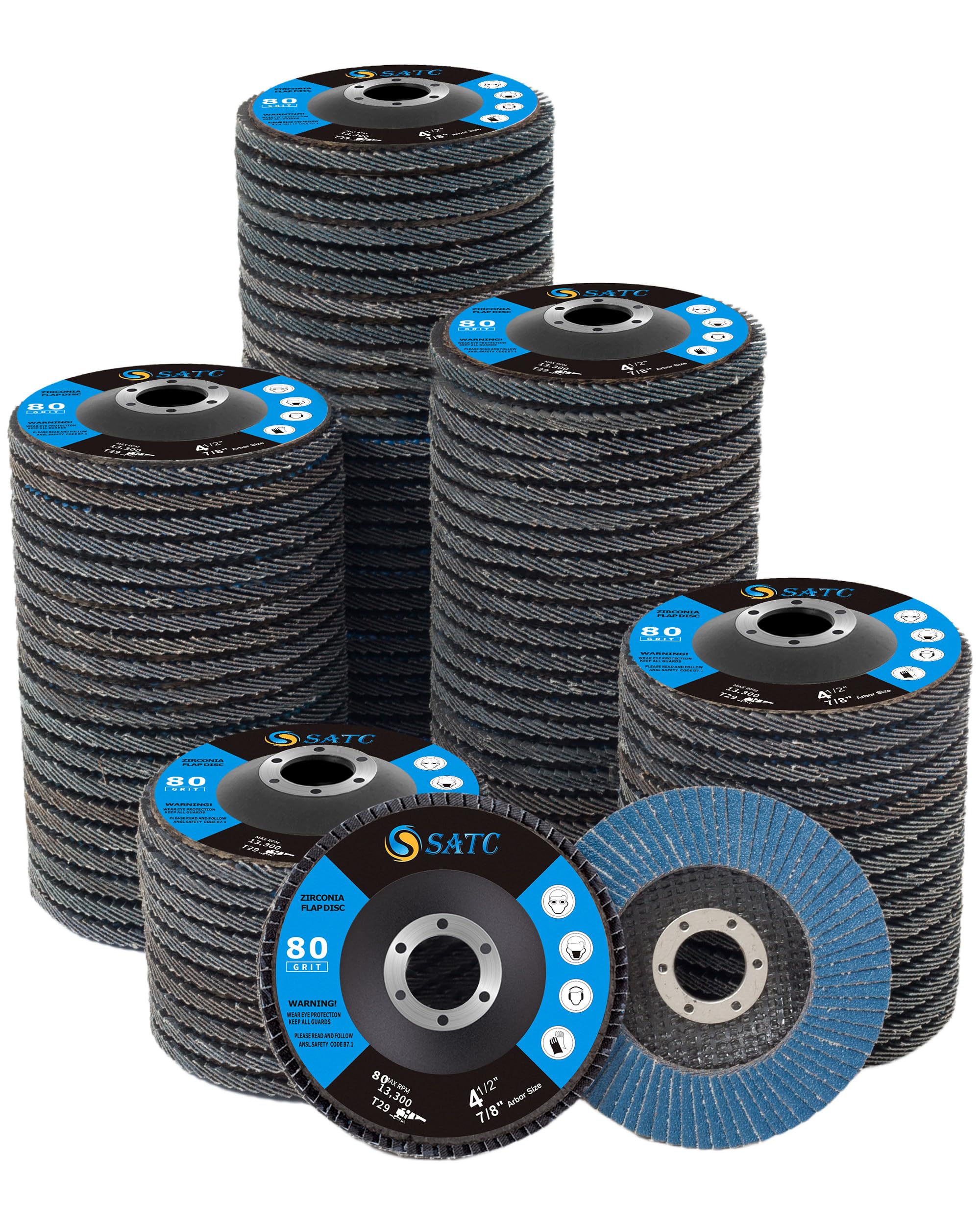 S SATC Flap Discs - Angle Grinder Sanding -20