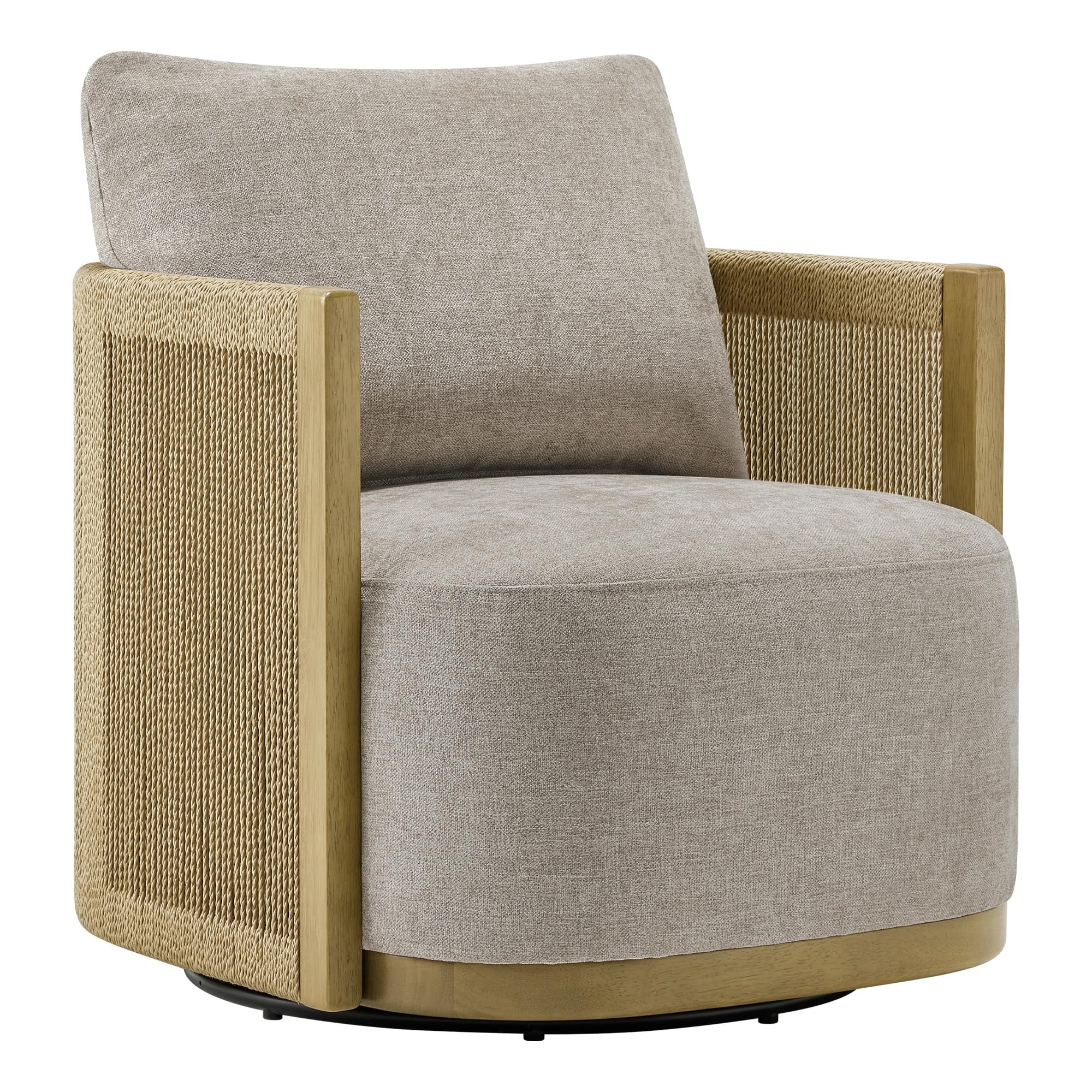 Amazon.com: CHITA Braid Swivel Accent Chairs, Modern Comfy FSC