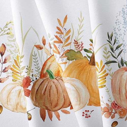 Miniatura 5 de Bnejvif Mantel de otoño de otoño, mantel de Acción de Gracias, mantel con estampado de hojas de otoño, resistente a las manchas, antiarrugas,