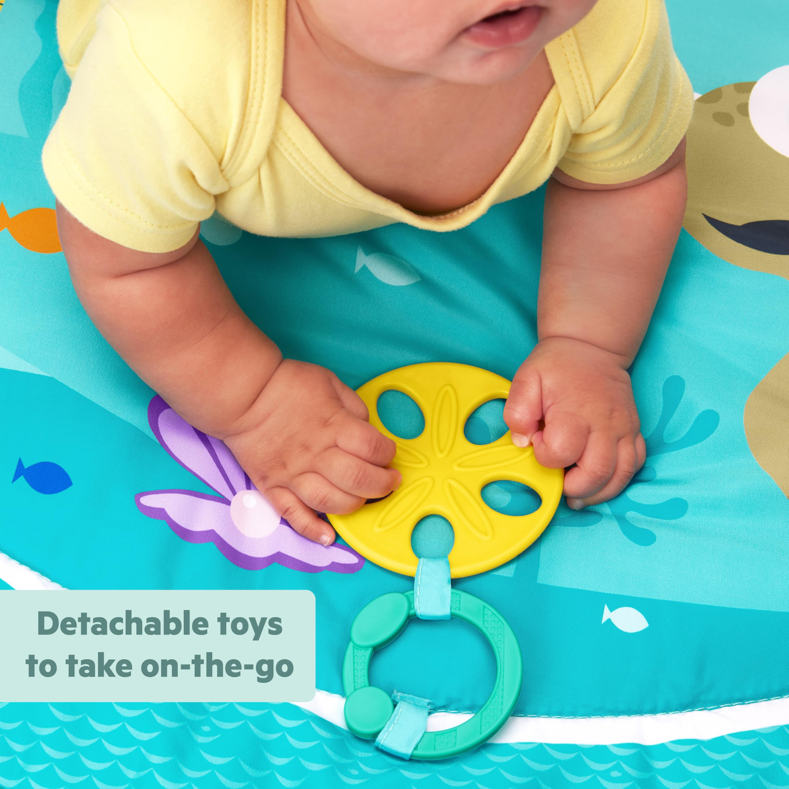 Disney Baby Finding Nemo POP 'N Wiggle klappbares Spielbogen mit Spielzeugstange, Indoor/Outdoor, ab Neugeborenem