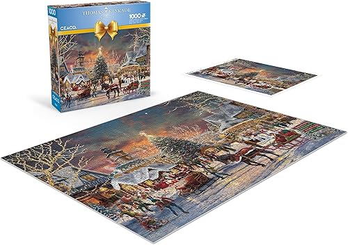 Miniatura 4 de Ceaco - Thomas Kinkade - Holiday - Festival de Navidad - Rompecabezas de 1000 piezas