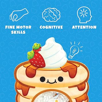 BIZYBOO - Hide n Seek Busy Bag Characters - Hidden Object Search Problem Solving Sensory Puzzle Matching Game for Kids 3 and Up - Bundle (Daisy, Peaches, Crumbs, Blaze)