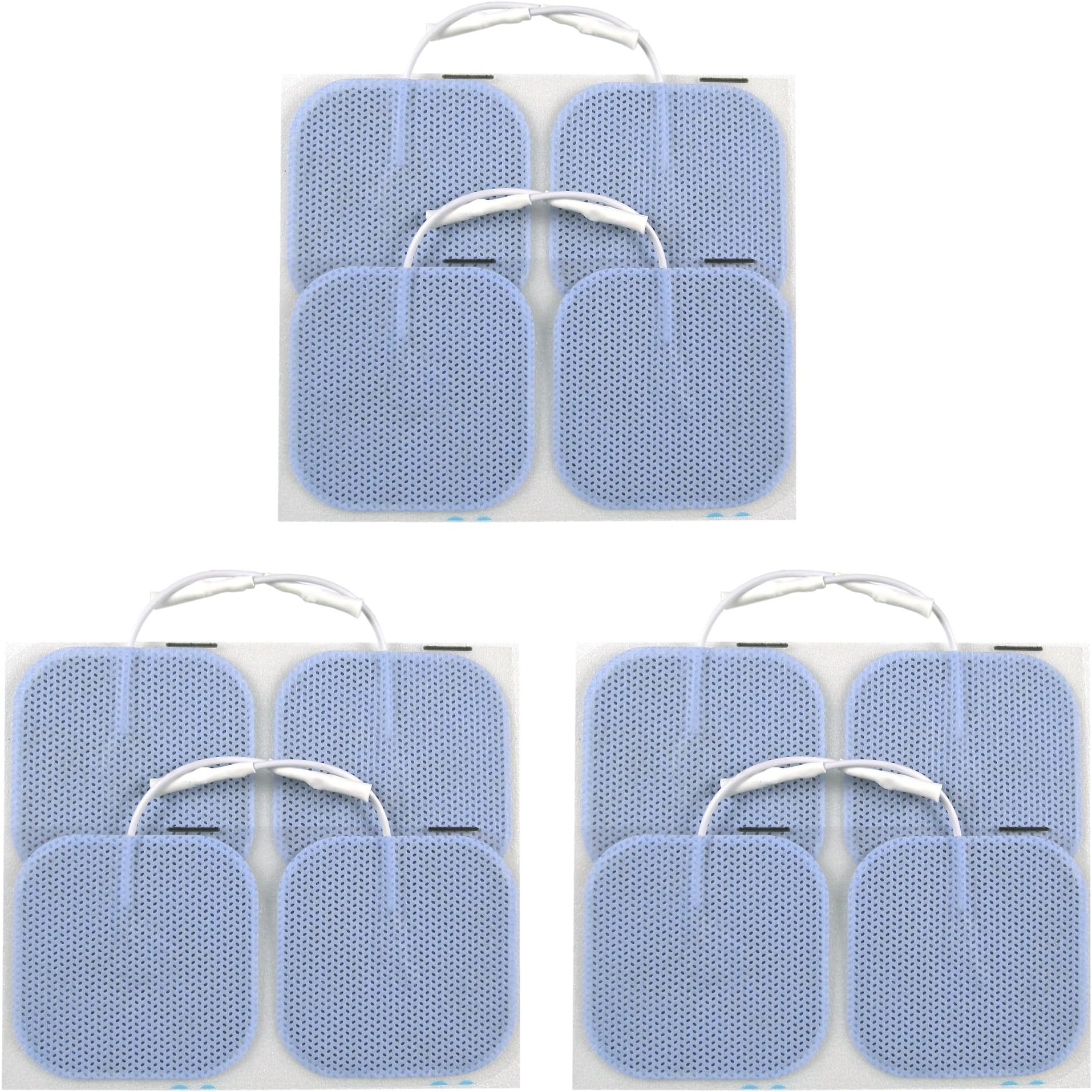 TENS Electrode Pads - Set of 12 Axelgaard Blue Electrodes 5cm Square