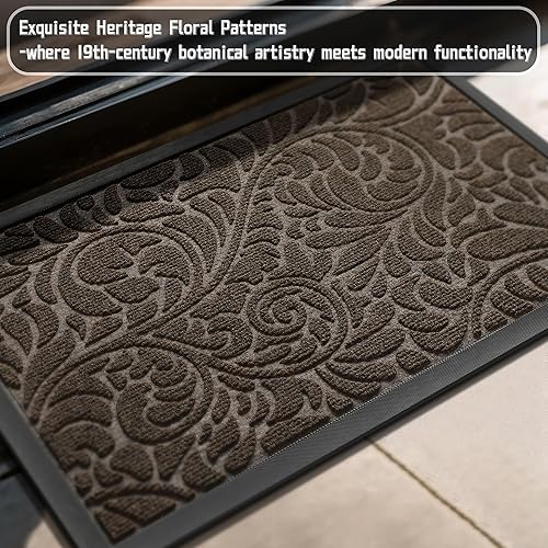 Miniatura 10 de Yimobra Tapete resistente para puerta delantera, de bienvenida, para la entrada del hogar, al aire libre, interior, para exteriores, patio, entrada,
