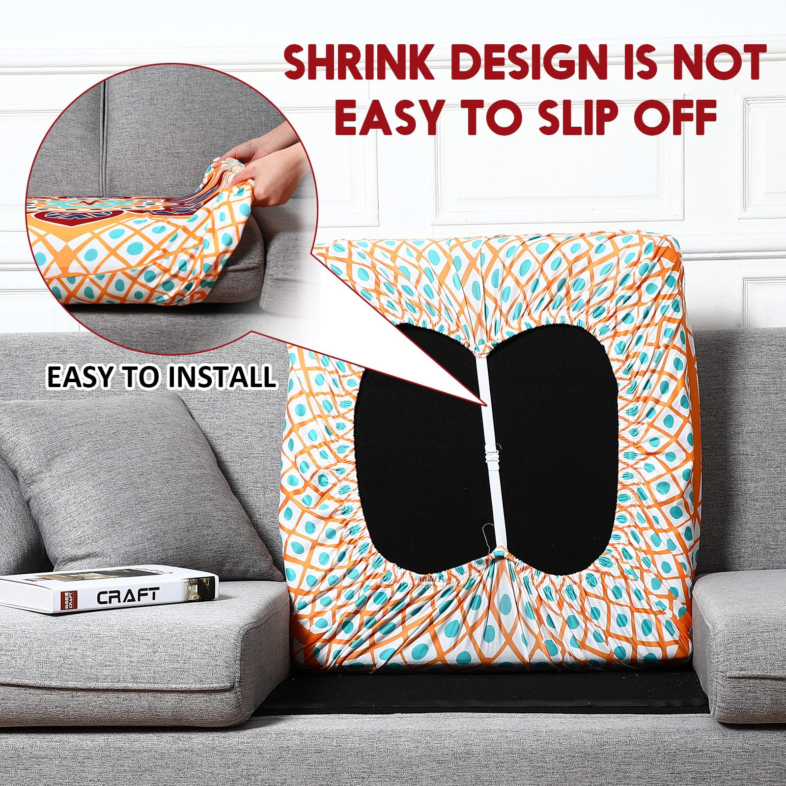 Outdoor Sofa Covers - Floral Patio Cushions -7