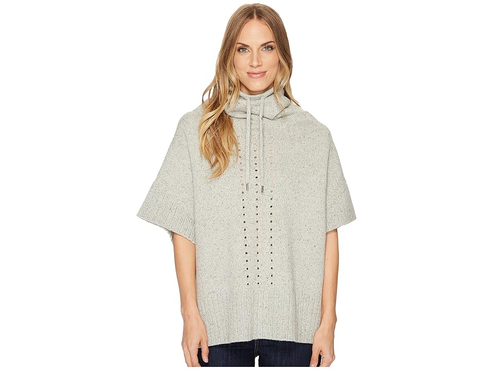 

Smartwool Crestone Poncho (Winter White Donegal) Women's Coat