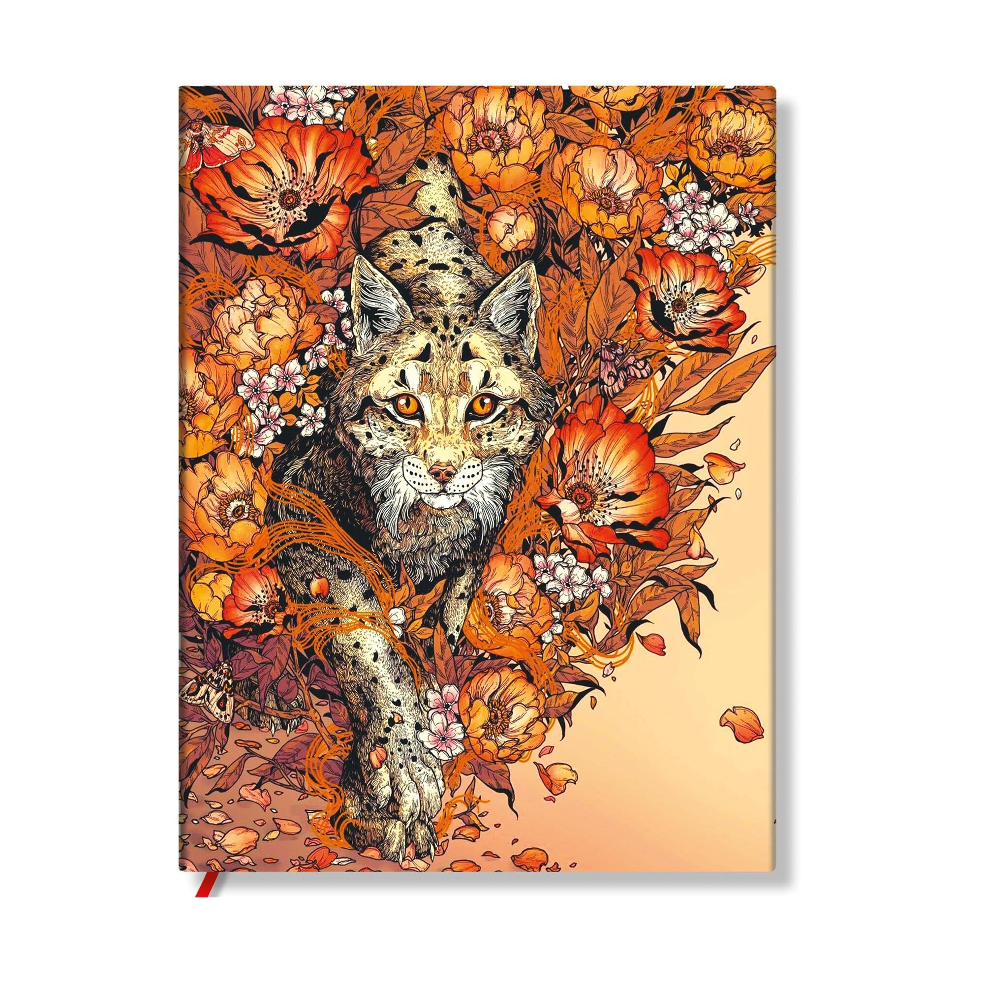 Lynx Rising (Erica Williams Art) Ultra Unlined Softcover Flexi Journal (Elastic Band Closure)