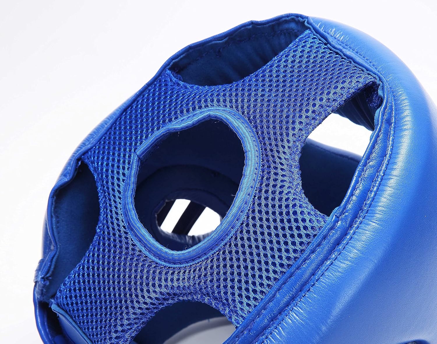 Wesing Professional Boxing Headgear Muay Thai Martial Arts Training Sparing Headgear Without Cheeks