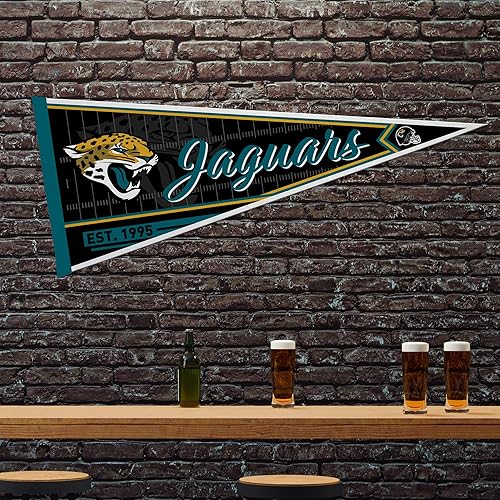 Vista 68 de Rico Industries NFL Football Classic - Banderín de fieltro de 12 x 30 pulgadas para decoración de pared, ideal para el hogar, dormitorio, decoración