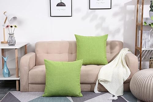 Miniatura 9 de TangDepot Funda de cojín de lino con forro pesado, funda de almohada, fundas de almohada decorativas, para interiores y exteriores, funda de cojín