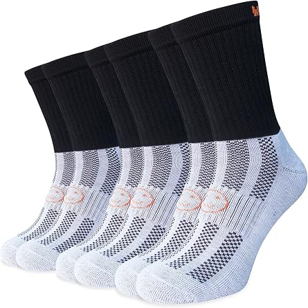 WackySox Three Pairs Supersaver Black Calf Sports Socks Adult Shoe Size 11.5-14.5 Black