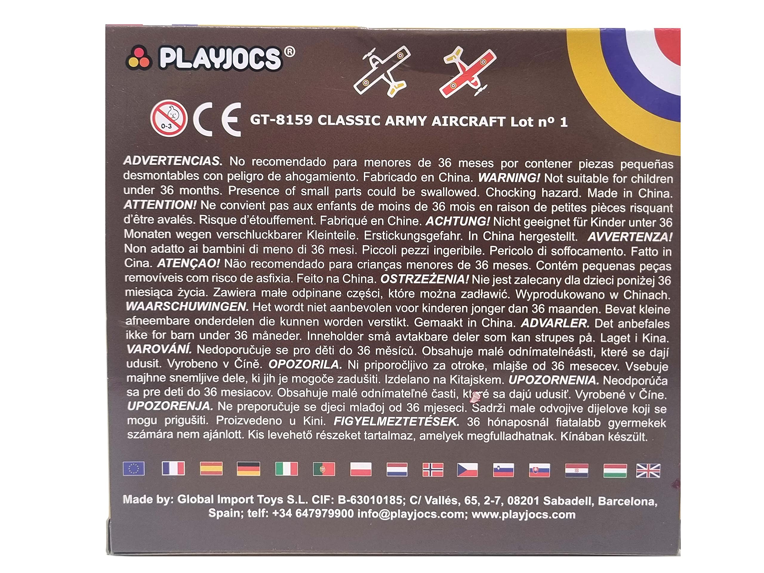 PLAYJOCS GT-8159 Wojskowy samolot