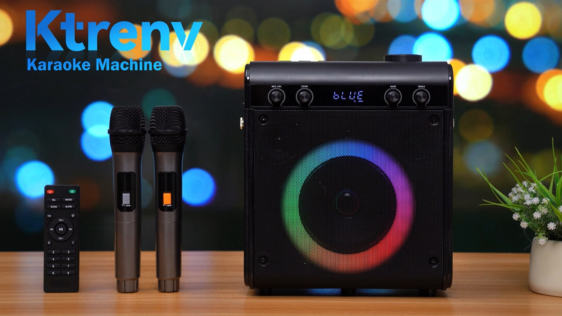 Amazon.com: Karaoke Machine, Portable Bluetooth Speaker with