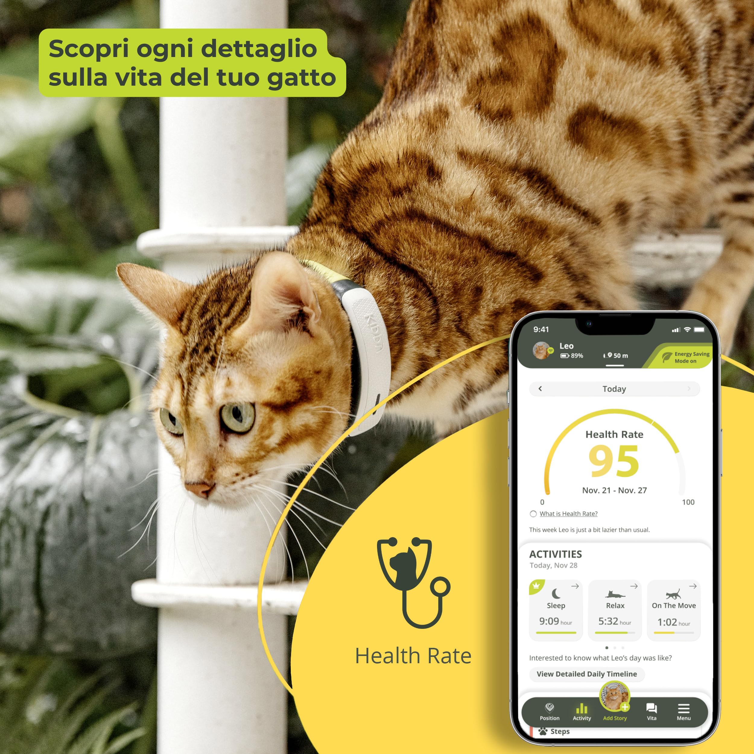 KIPPY, Cat GPS Tracker Kippy CAT Collar, Locator and Health & Activity Tracker - Image 4