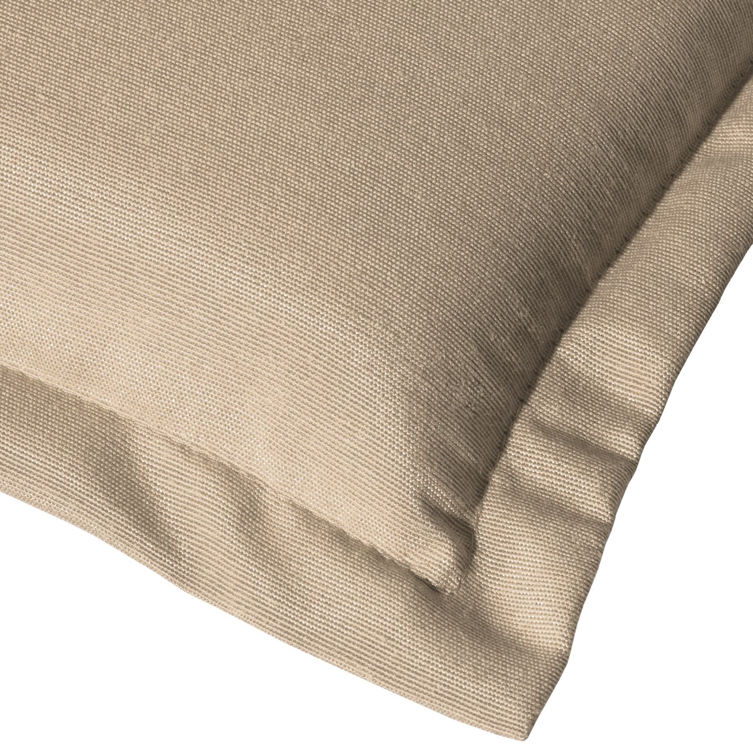 Beautissu Set di 6 Cuscini per sedie da Giardino per Interni ed Esterni | 100x50x8cm beige morbido comoda soffice imbottitura ideale anche per spiaggine Cuscino schienale basso anima schiuma Loft NL