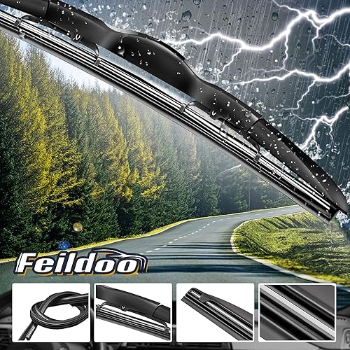 Limpiaparabrisas de repuesto para limpiaparabrisas delantero de 26 pulgadas + 19 pulgadas (juego de 2), Serie: Y11F8N9A