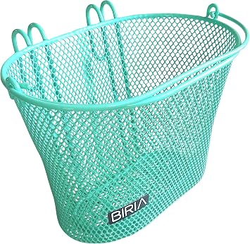 Basket with Hooks, Front, Removable, Wire mesh Small, Kids Bicycle Basket
