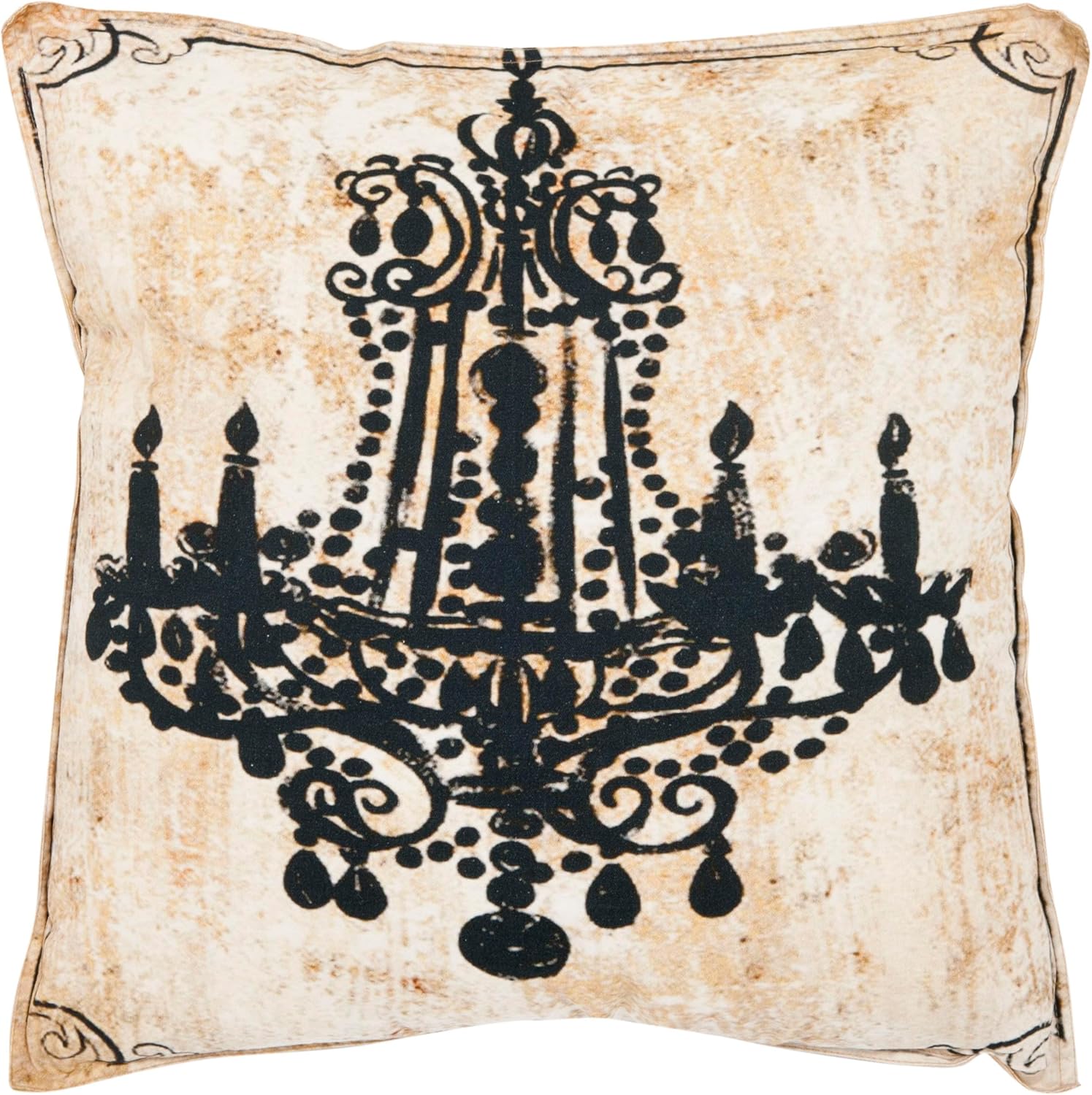 SAFAVIEH Pillows Collection Velleron Decorative Pillow, 20-Inch, Beige, Set of 2