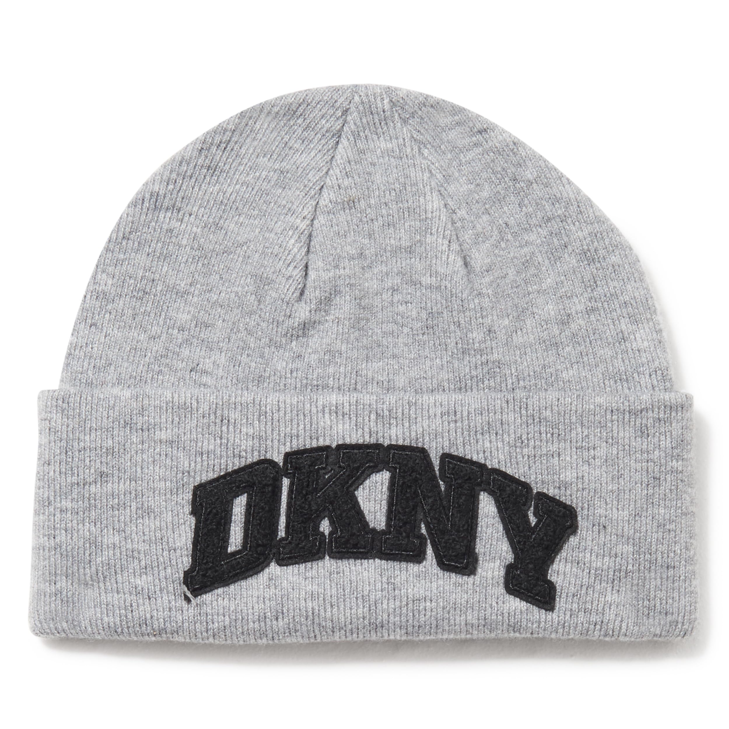 Dkny Women's Storm Beanie Logo Varsity Hat, One Size