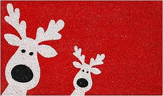 Calloway Mills AZ101802436 Reindeer Peek-a-Boo Doormat, 24