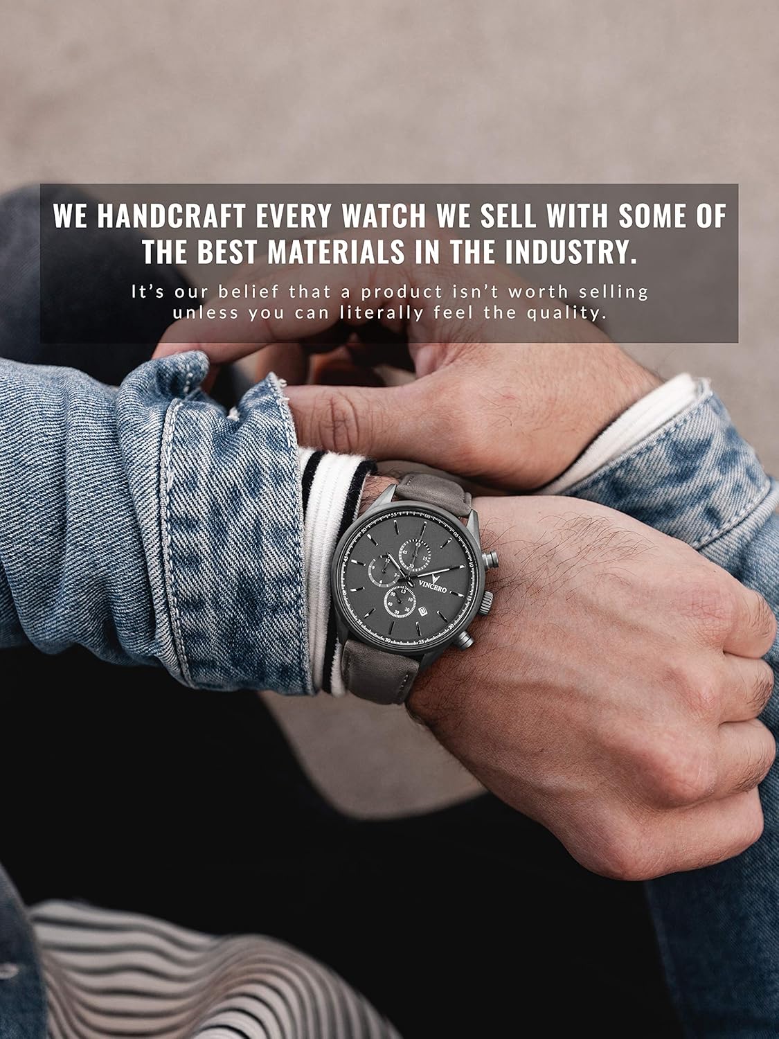 vincero luxury men's chrono s wrist watch