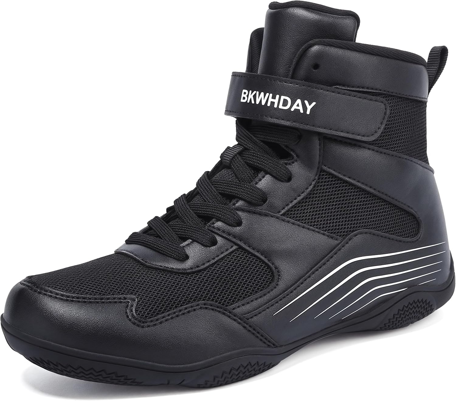 Kids Wrestling Shoes Youth Boys Girls Boxing Shoes Lightweight Breathable Non Slip for Fitness Powerlifting