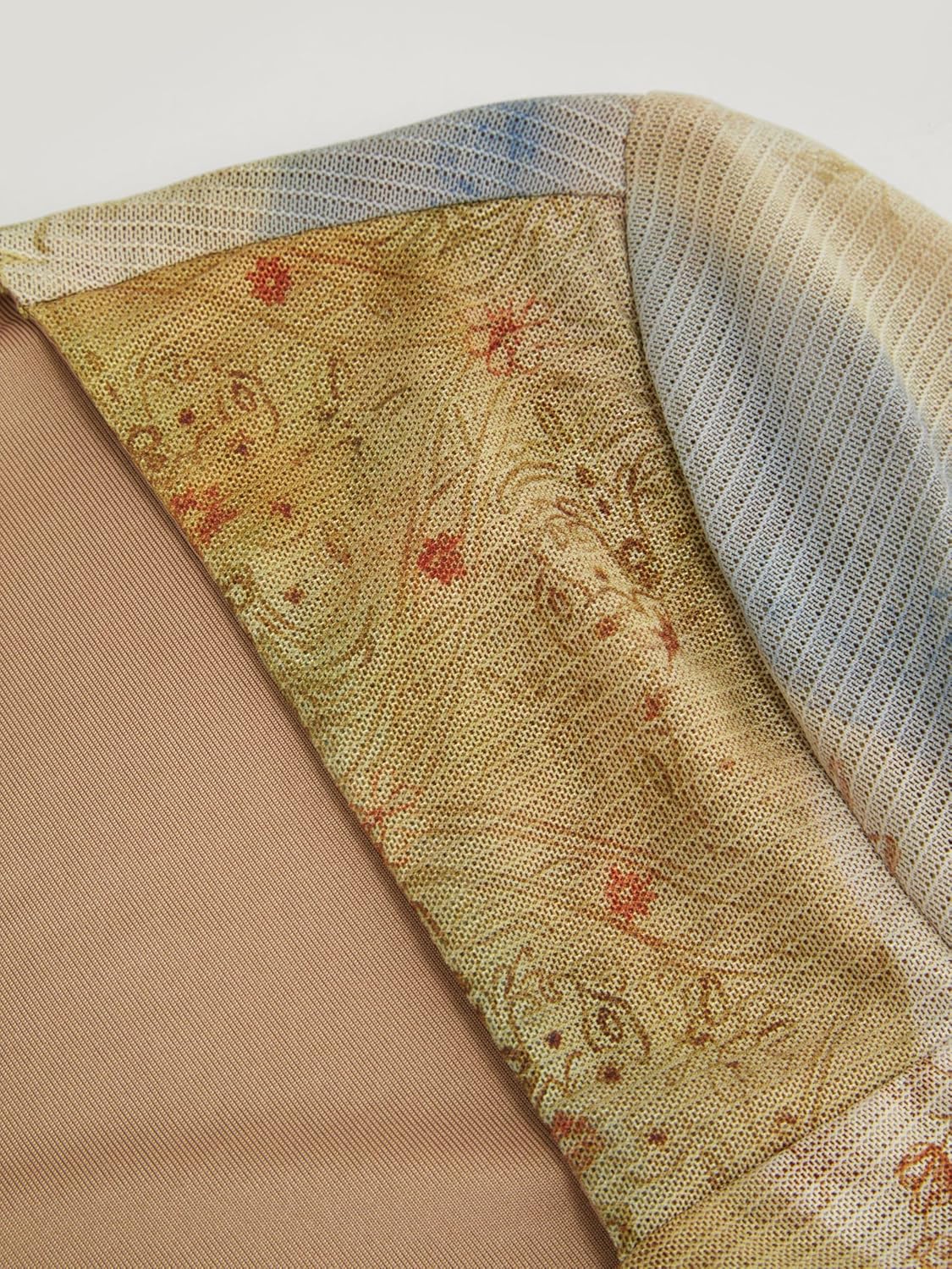 CIDER Womens Long Sleeve Sweetheart Neck Top Mesh Ruched Knit Slim Fit Going Out Tops - Image 3