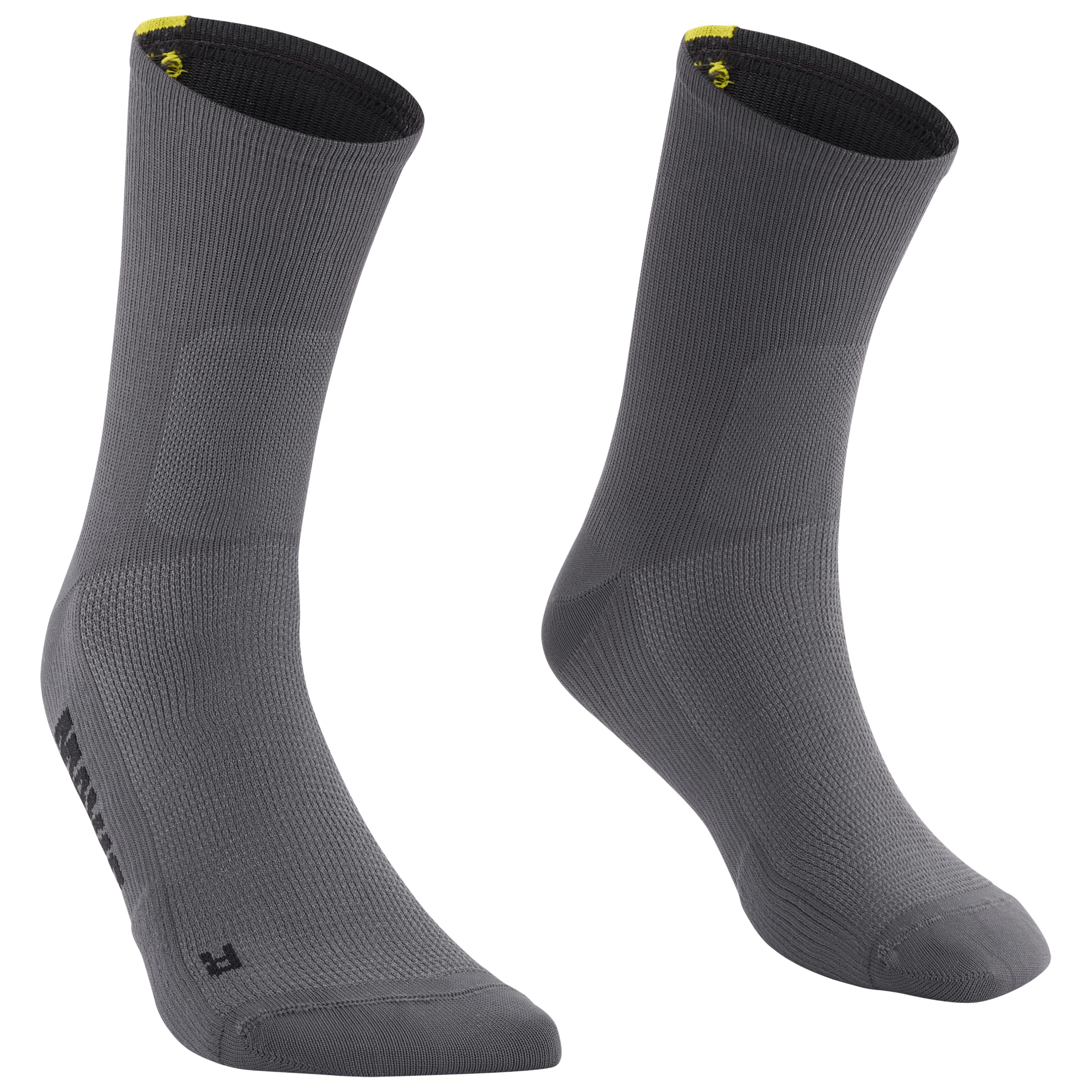 MAVIC Unisex Essential Mid Cycling Socks, Carbon, M (39-42)