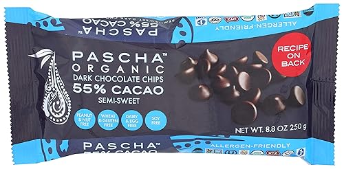 Pascha Chips de chocolate para hornear 55% Caca, 8.8 oz