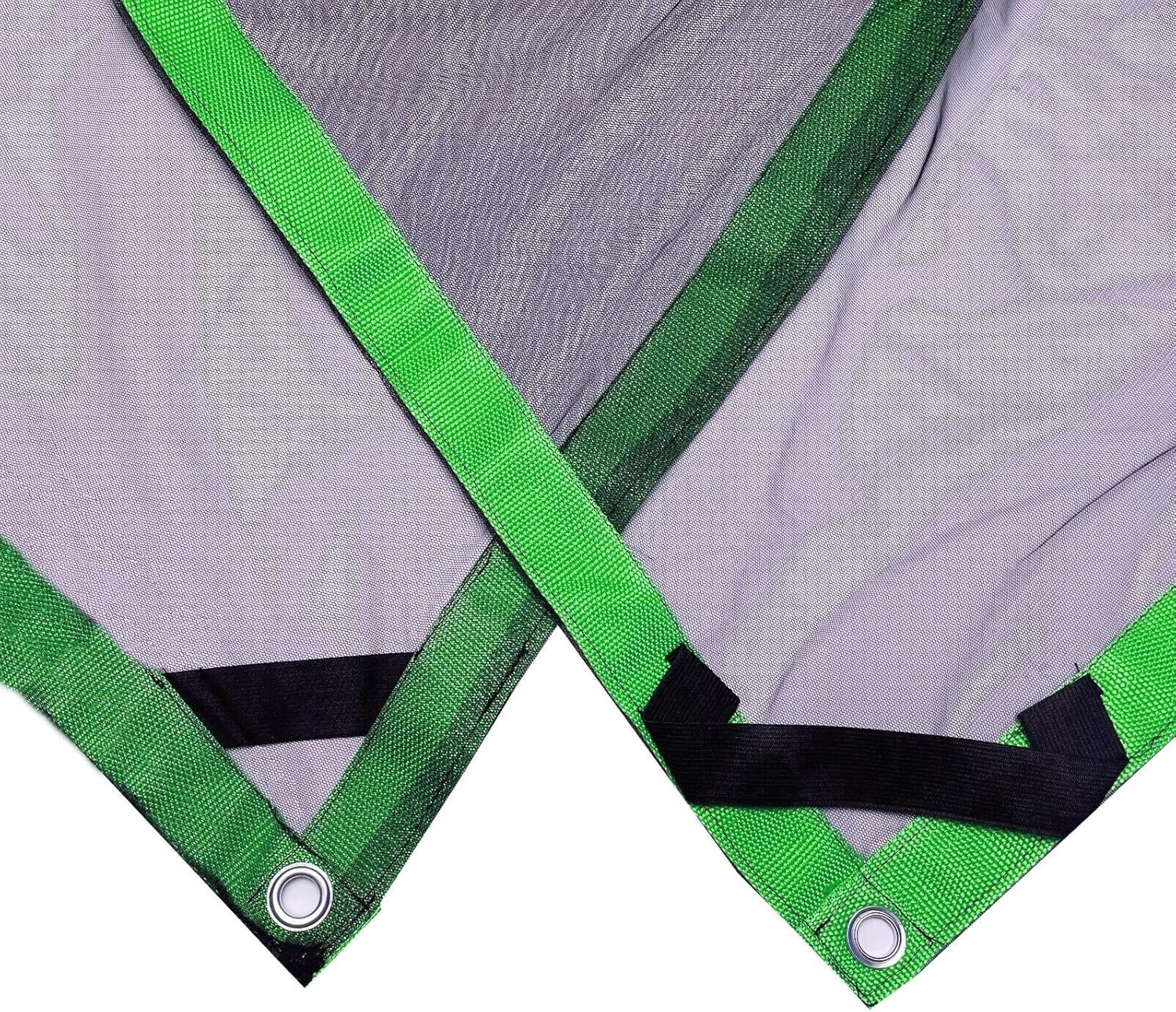 20'x20' 6x6m Black Single Net Scrims with Three Seams/Overhead Butterfly