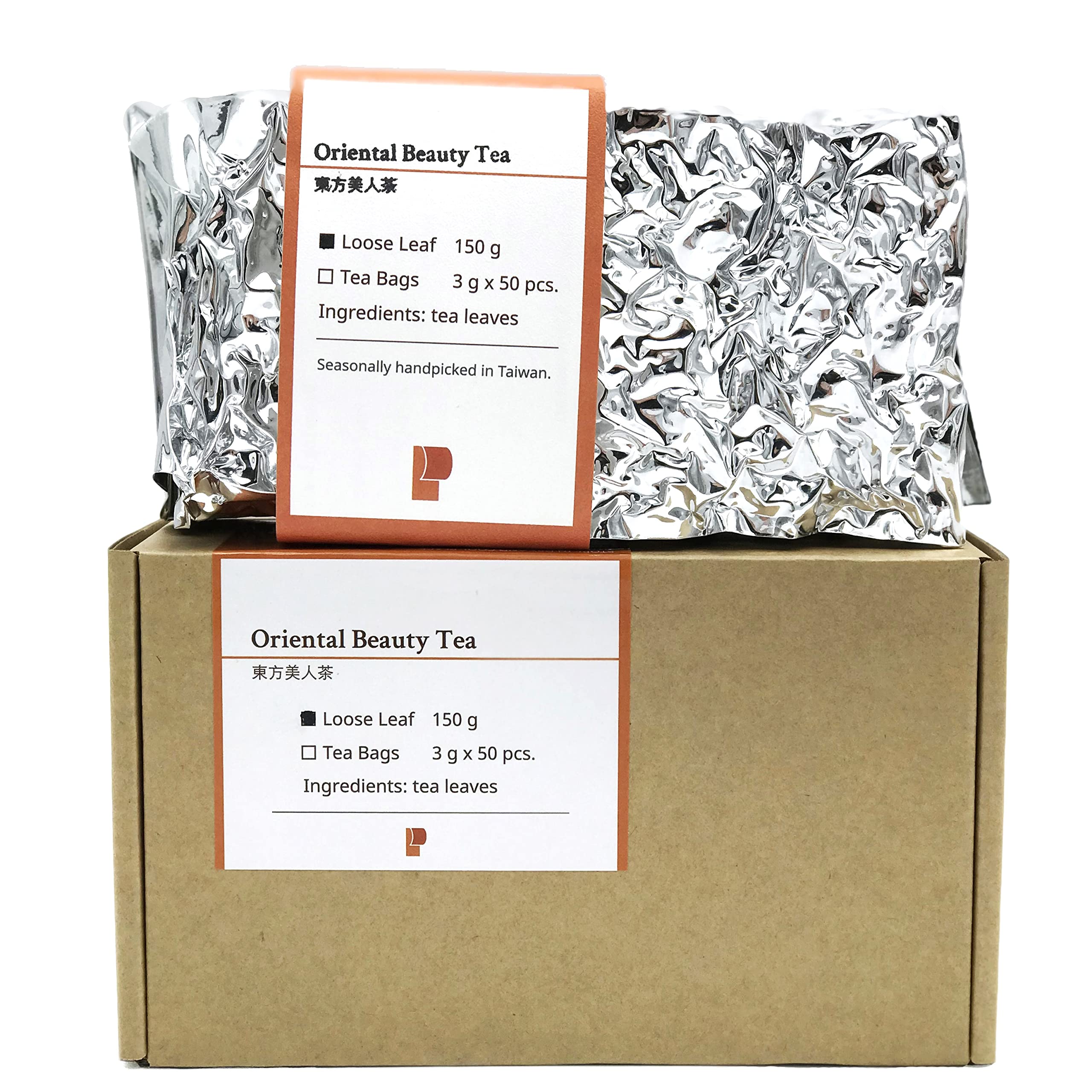 Product of Mirowaaan | Oriental Beauty Taiwan Oolong Tea, Dong Fang Mei Ran, 台灣東方美人茶 Loose Leaf, Handpicked, Organic and Natural, 150g.